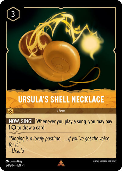 Image for Ursula's Shell Necklace (The First Chapter) (34/204) - Disney Lorcana
