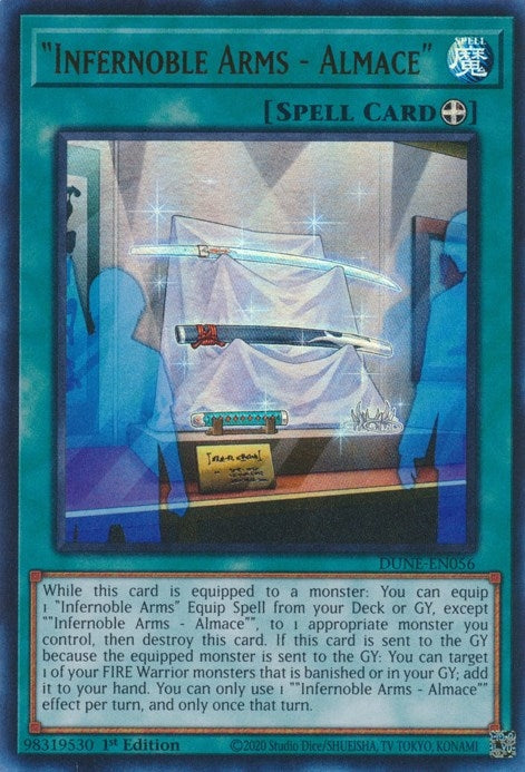 Image for "Infernoble Arms - Almace" (Duelist Nexus) (DUNE-EN056) - YuGiOh