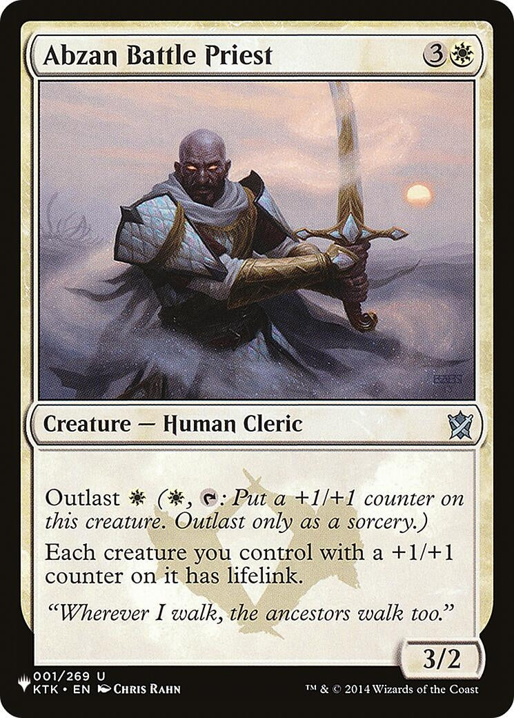 Abzan Battle Priest (The List Reprints) (001/269)