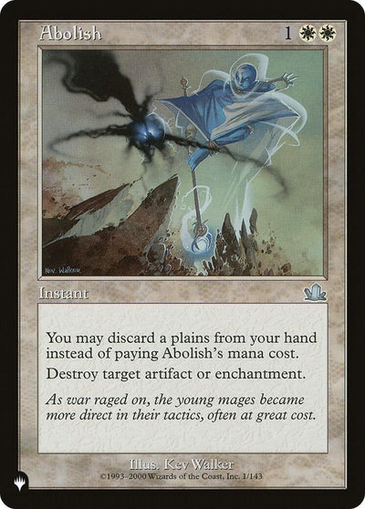 Abolish (The List Reprints) (1/143)