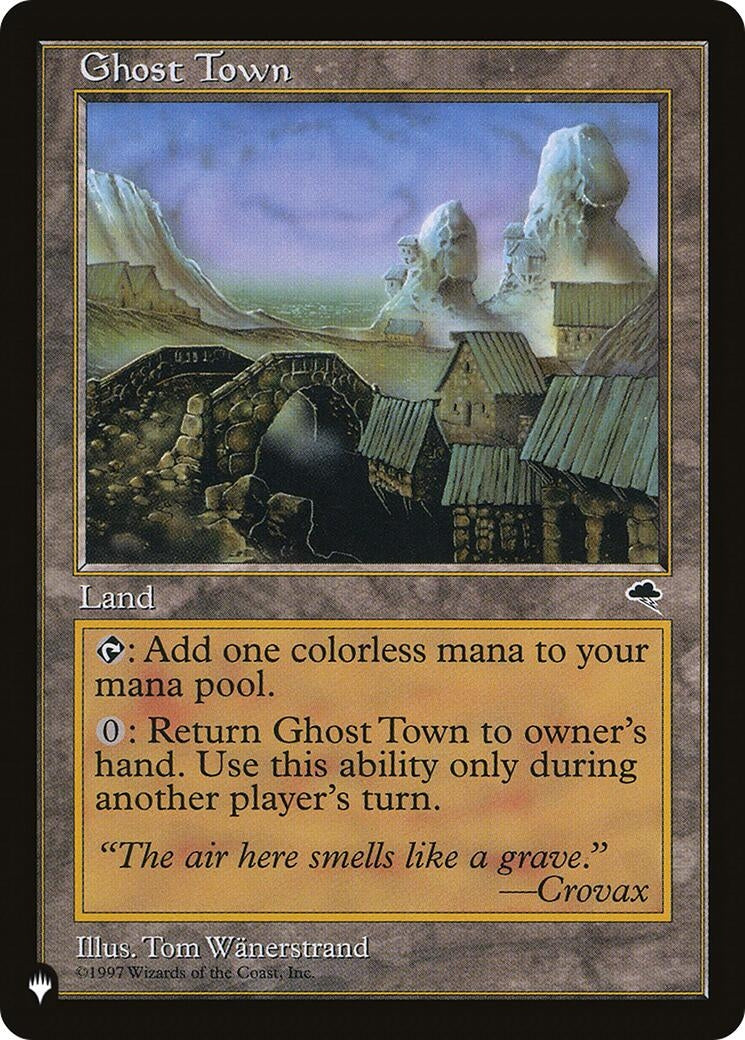 Ghost Town (The List Reprints)