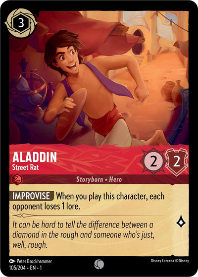 Image for Aladdin - Street Rat (The First Chapter) (105/204) - Disney Lorcana