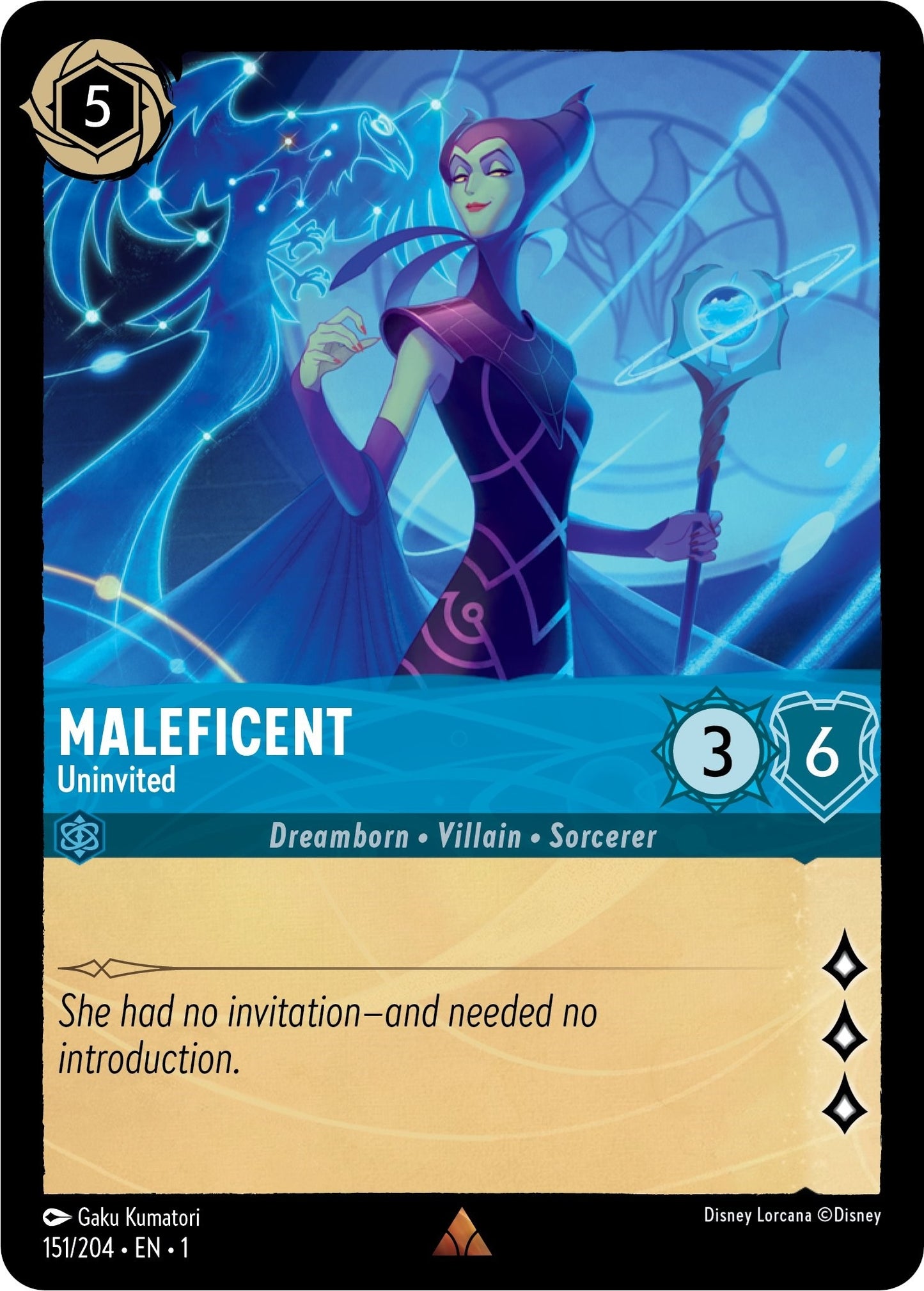 Image for Maleficent - Uninvited (The First Chapter) (151/204) - Disney Lorcana