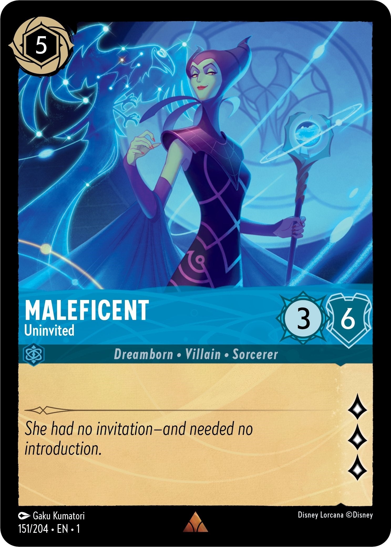 Image for Maleficent - Uninvited (The First Chapter) (151/204) - Disney Lorcana