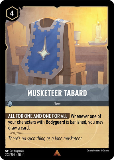 Image for Musketeer Tabard (The First Chapter) (203/204) - Disney Lorcana