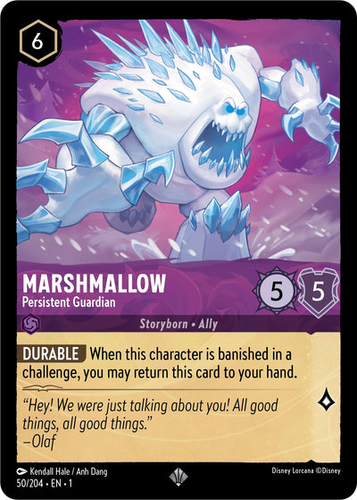 Image for Marshmallow - Persistent Guardian (The First Chapter) (50/204) - Disney Lorcana