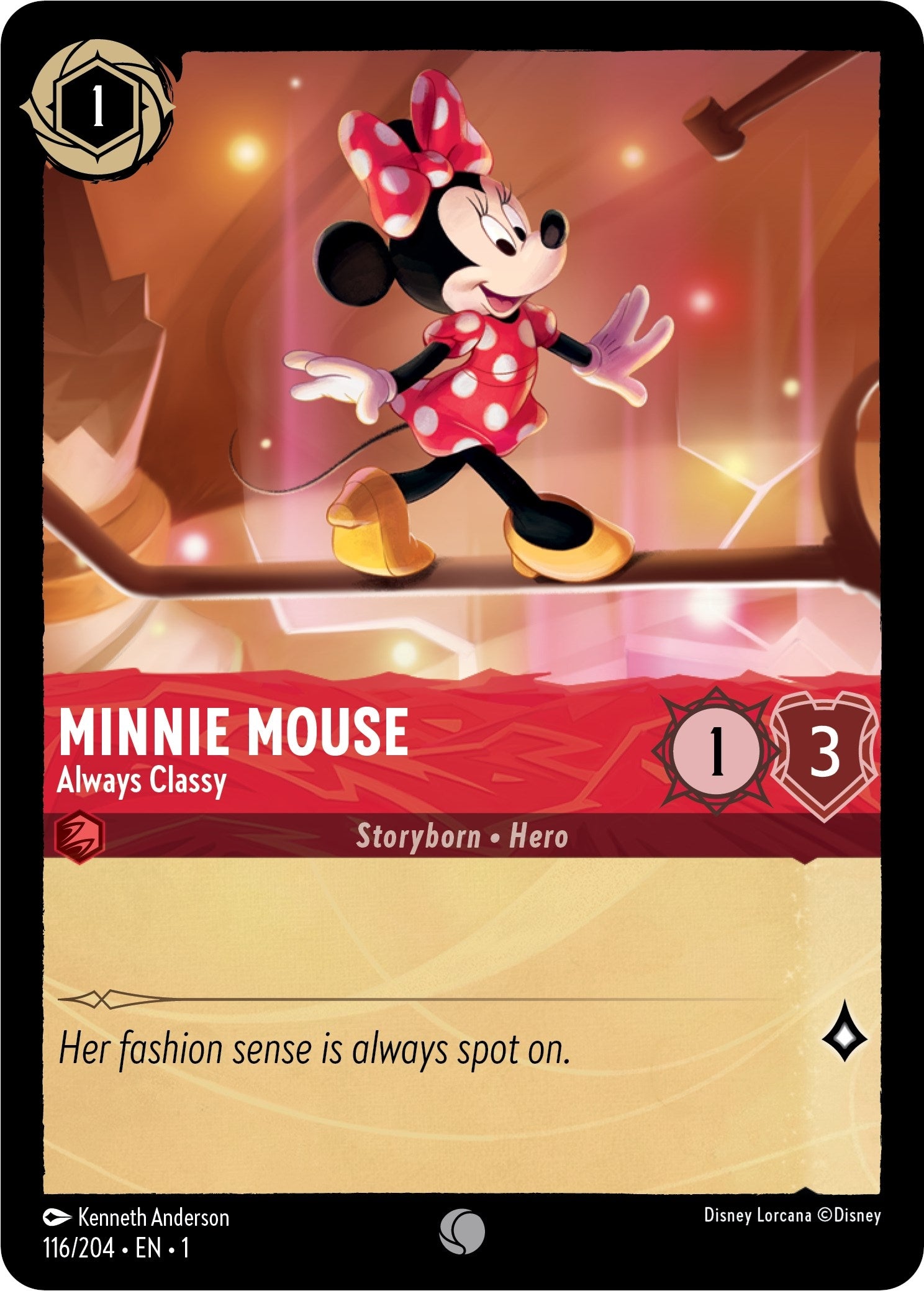 Image for Minnie Mouse - Always Classy (The First Chapter) (116/204) - Disney Lorcana