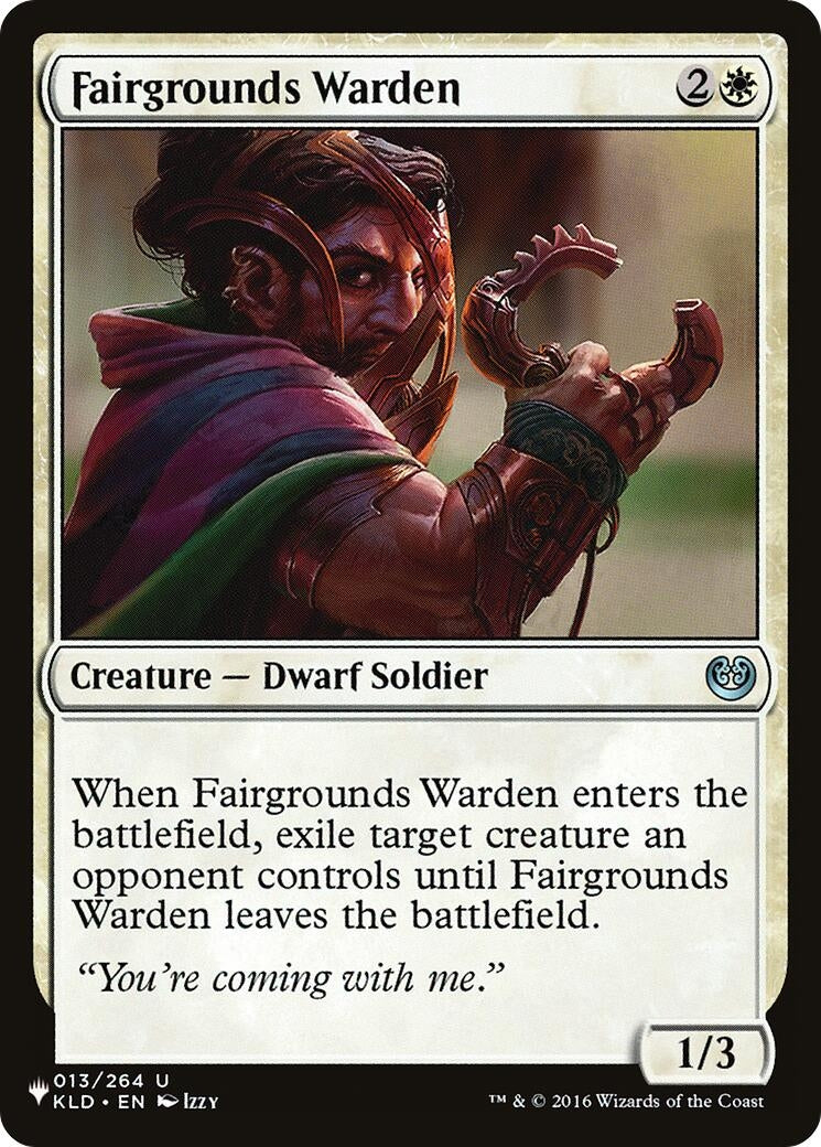 Fairgrounds Warden (The List Reprints) (013/264)