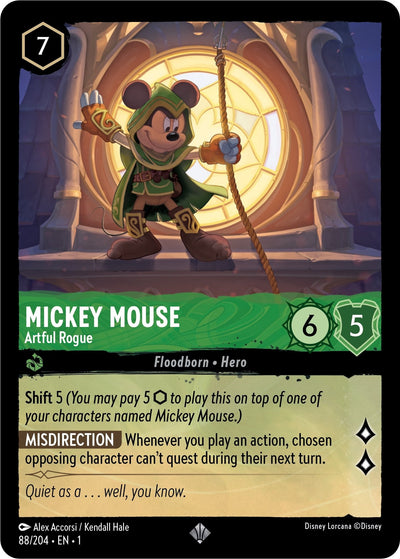Image for Mickey Mouse - Artful Rogue (The First Chapter) (88/204) - Disney Lorcana