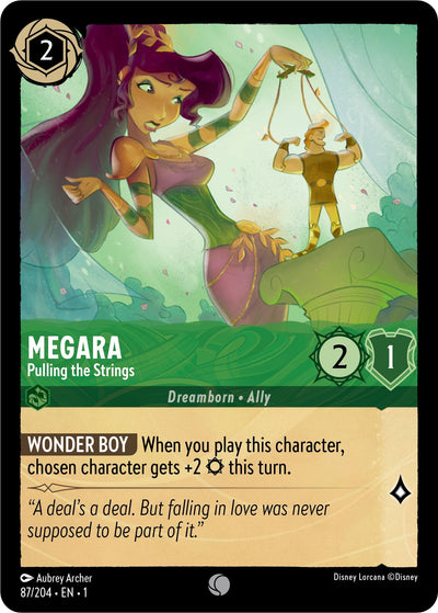 Image for Megara - Pulling the Strings (The First Chapter) (87/204) - Disney Lorcana