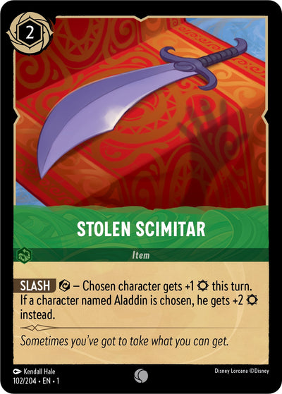 Image for Stolen Scimitar (The First Chapter) (102/204) - Disney Lorcana