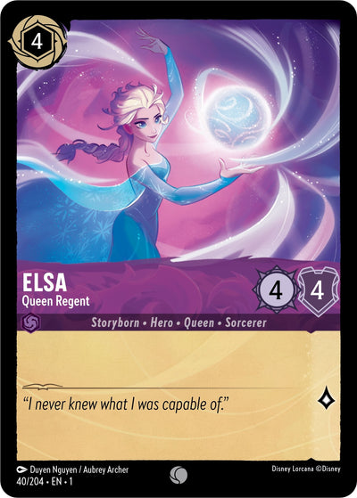 Image for Elsa - Queen Regent (The First Chapter) (40/204) - Disney Lorcana