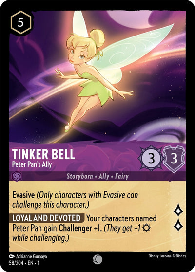 Image for Tinker Bell - Peter Pan's Ally (The First Chapter) (58/204) - Disney Lorcana