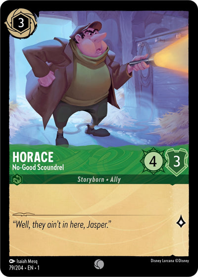 Image for Horace - No-Good Scoundrel (The First Chapter) (79/204) - Disney Lorcana