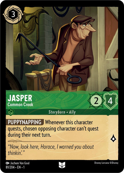 Image for Jasper - Common Crook (The First Chapter) (81/204) - Disney Lorcana