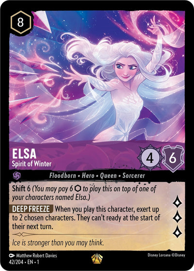 Image for Elsa - Spirit of Winter (The First Chapter) (42/204) - Disney Lorcana