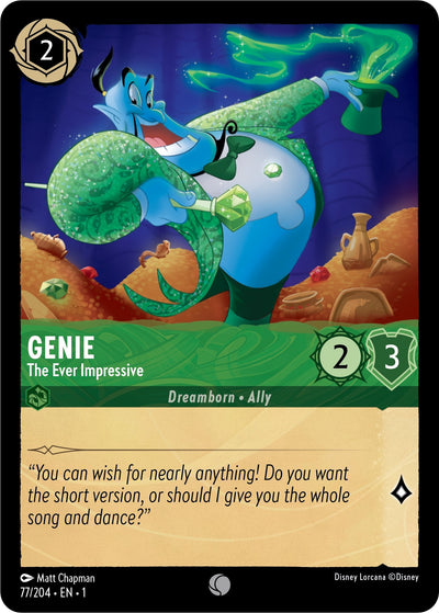 Image for Genie - The Ever Impressive (The First Chapter) (77/204) - Disney Lorcana