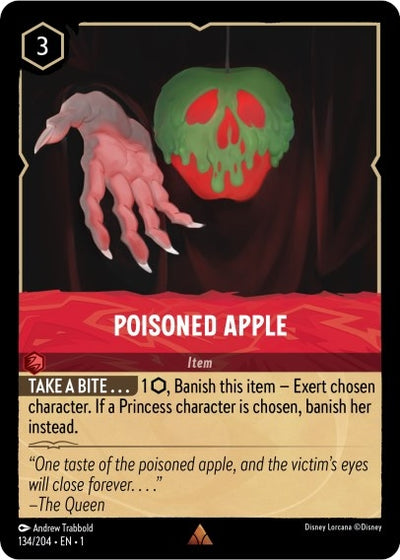 Image for Poisoned Apple (The First Chapter) (134/204) - Disney Lorcana