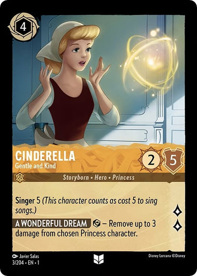 Image for Cinderella - Gentle and Kind (The First Chapter) (3/204) - Disney Lorcana