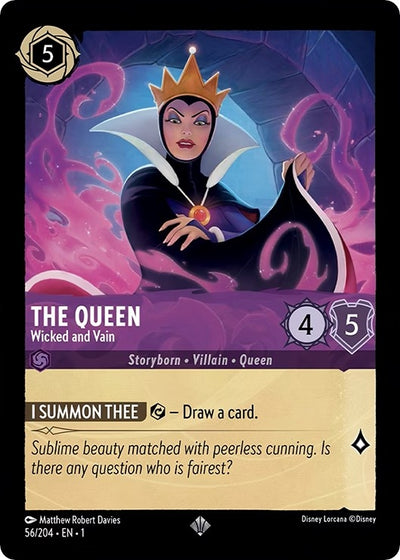 Image for The Queen - Wicked and Vain (The First Chapter) (56/204) - Disney Lorcana
