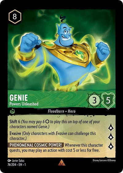 Image for Genie - Powers Unleashed (The First Chapter) (76/204) - Disney Lorcana