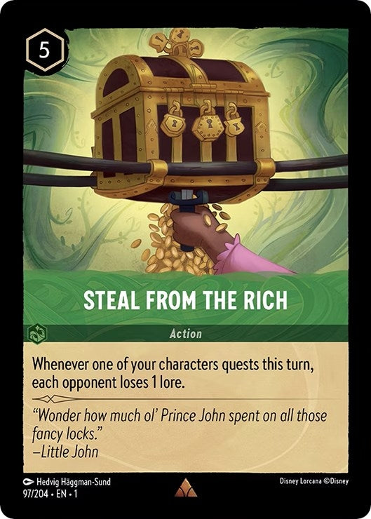 Image for Steal From The Rich (The First Chapter) (97/204) - Disney Lorcana