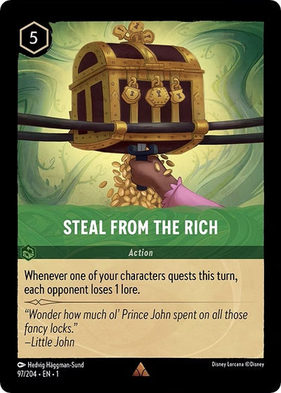 Image for Steal From The Rich (The First Chapter) (97/204) - Disney Lorcana