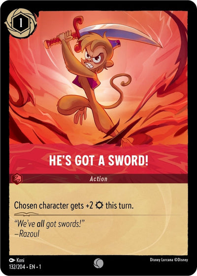 Image for He's Got A Sword! (The First Chapter) (132/204) - Disney Lorcana
