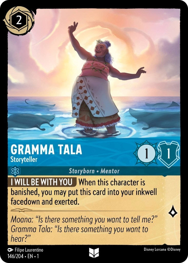 Image for Gramma Tala - Storyteller (The First Chapter) (146/204) - Disney Lorcana
