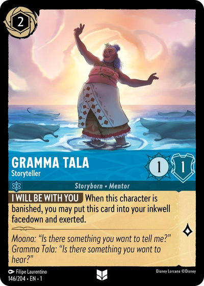 Image for Gramma Tala - Storyteller (The First Chapter) (146/204) - Disney Lorcana