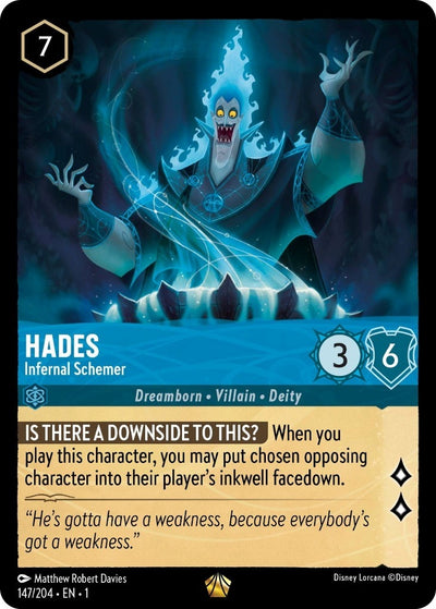 Image for Hades - Infernal Schemer (The First Chapter) (147/204) - Disney Lorcana