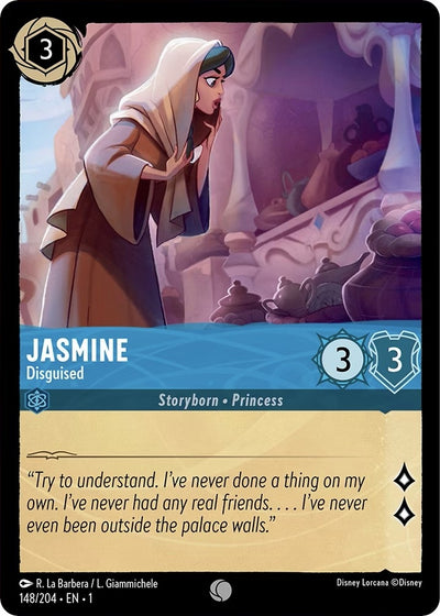 Image for Jasmine - Disguised (The First Chapter) (148/204) - Disney Lorcana