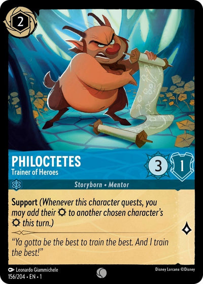 Image for Philoctetes - Trainer of Heroes (The First Chapter) (156/204) - Disney Lorcana