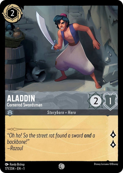 Image for Aladdin - Cornered Swordsman (The First Chapter) (171/204) - Disney Lorcana