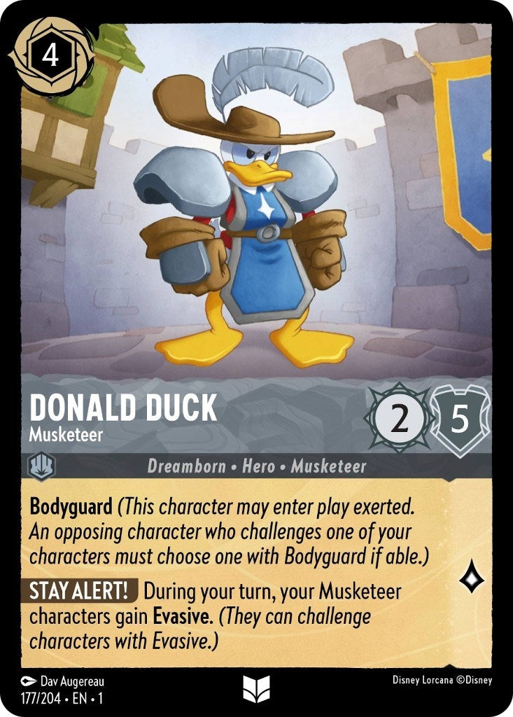 Image for Donald Duck - Musketeer (The First Chapter) (177/204) - Disney Lorcana
