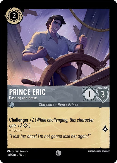 Image for Prince Eric - Dashing and Brave (The First Chapter) (187/204) - Disney Lorcana