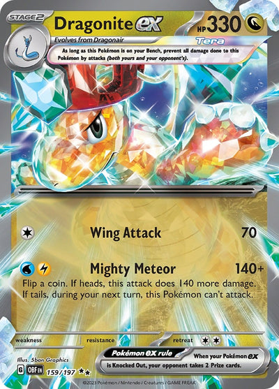 Image for Dragonite ex (SV03: Obsidian Flames) (159/197) - Pokemon