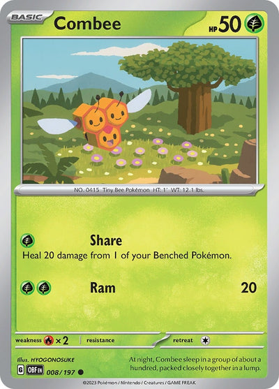 Image for Combee (SV03: Obsidian Flames) (008/197) - Pokemon