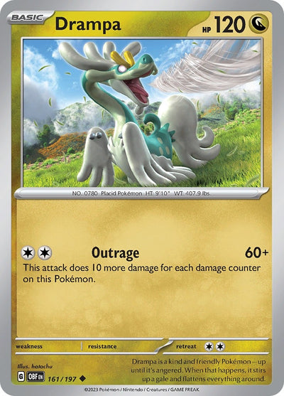 Image for Drampa (SV03: Obsidian Flames) (161/197) - Pokemon