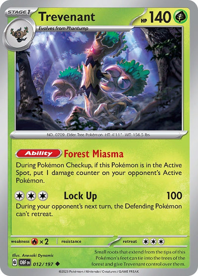 Image for Trevenant (SV03: Obsidian Flames) (012/197) - Pokemon