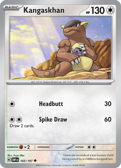 Image for Kangaskhan (SV03: Obsidian Flames) (165/197) - Pokemon