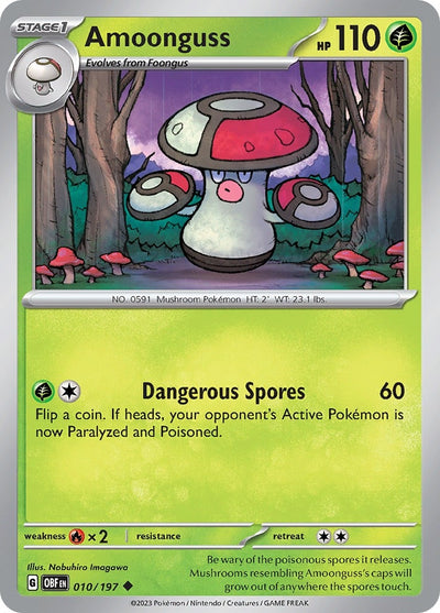 Image for Amoonguss (SV03: Obsidian Flames) (010/197) - Pokemon