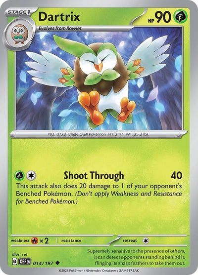 Image for Dartrix (SV03: Obsidian Flames) (014/197) - Pokemon