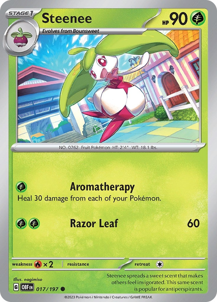 Image for Steenee (SV03: Obsidian Flames) (017/197) - Pokemon