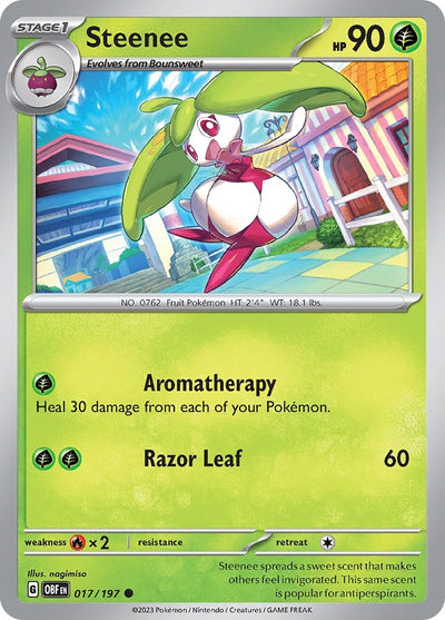 Image for Steenee (SV03: Obsidian Flames) (017/197) - Pokemon