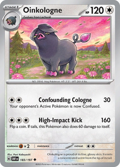 Image for Oinkologne (SV03: Obsidian Flames) (183/197) - Pokemon