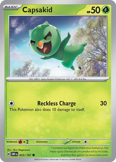 Image for Capsakid (SV03: Obsidian Flames) (023/197) - Pokemon