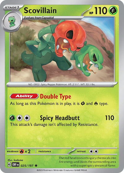 Image for Scovillain (SV03: Obsidian Flames) (025/197) - Pokemon