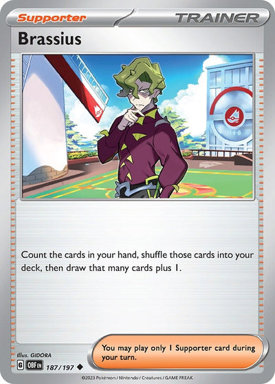 Image for Brassius (SV03: Obsidian Flames) (187/197) - Pokemon