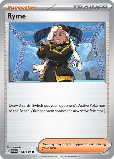 Image for Ryme (SV03: Obsidian Flames) (194/197) - Pokemon
